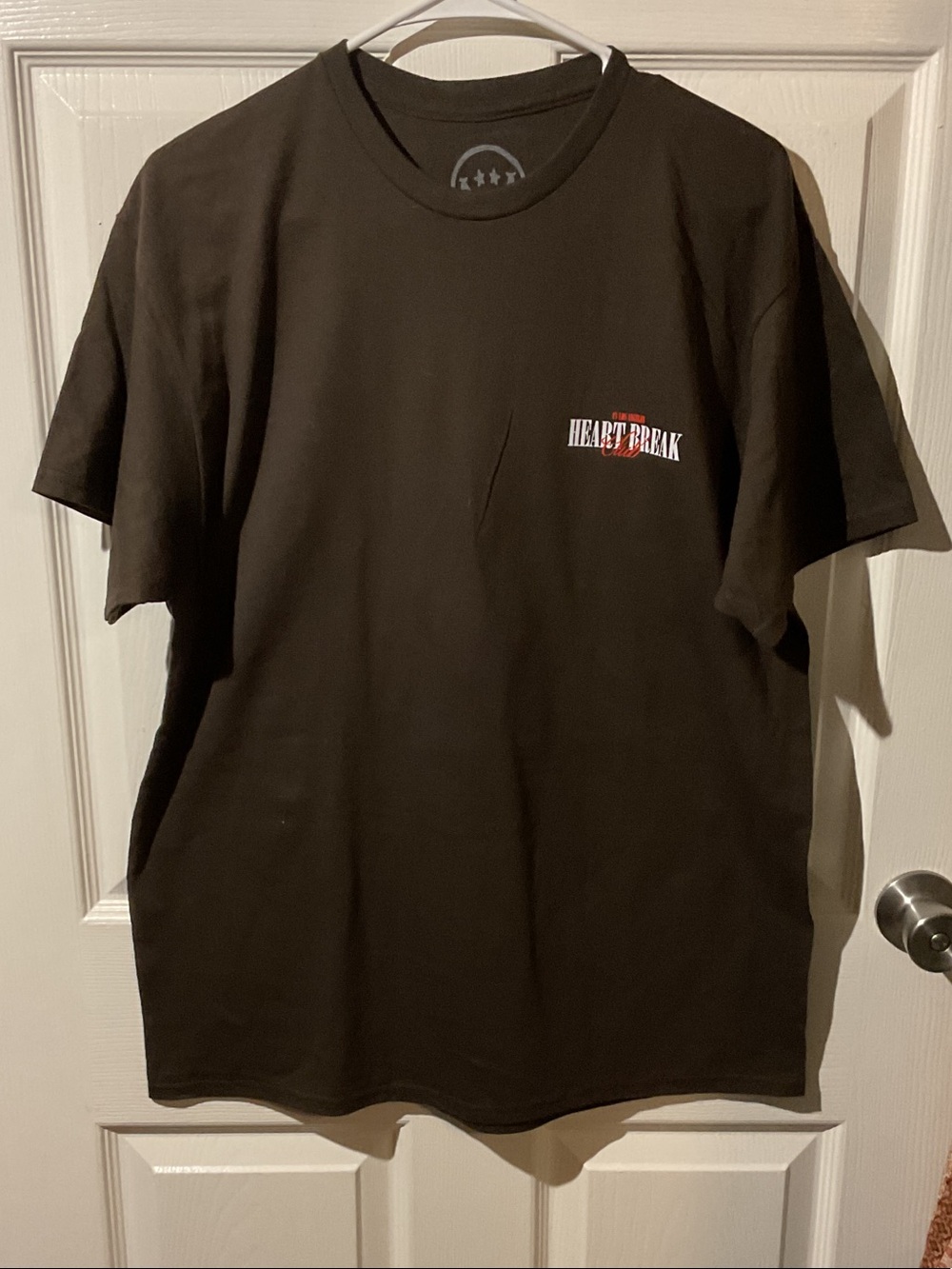 CVLA Heart Break Logo Short Sleeve Tee in Brown